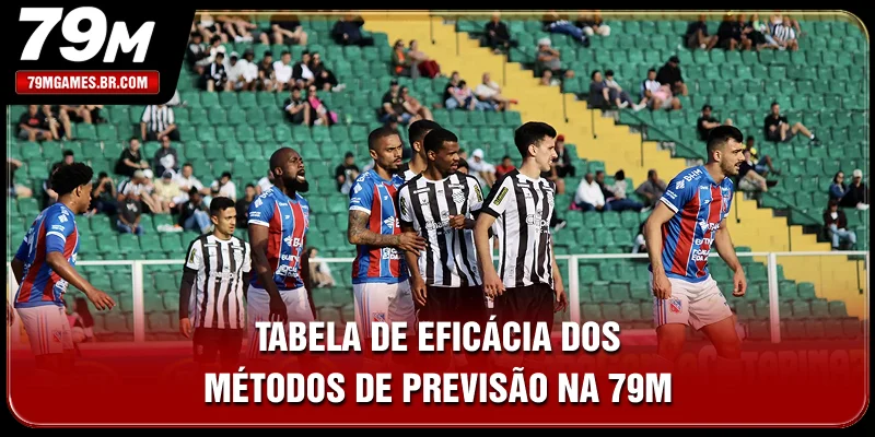 Tabela de eficácia dos métodos de previsão na 79M